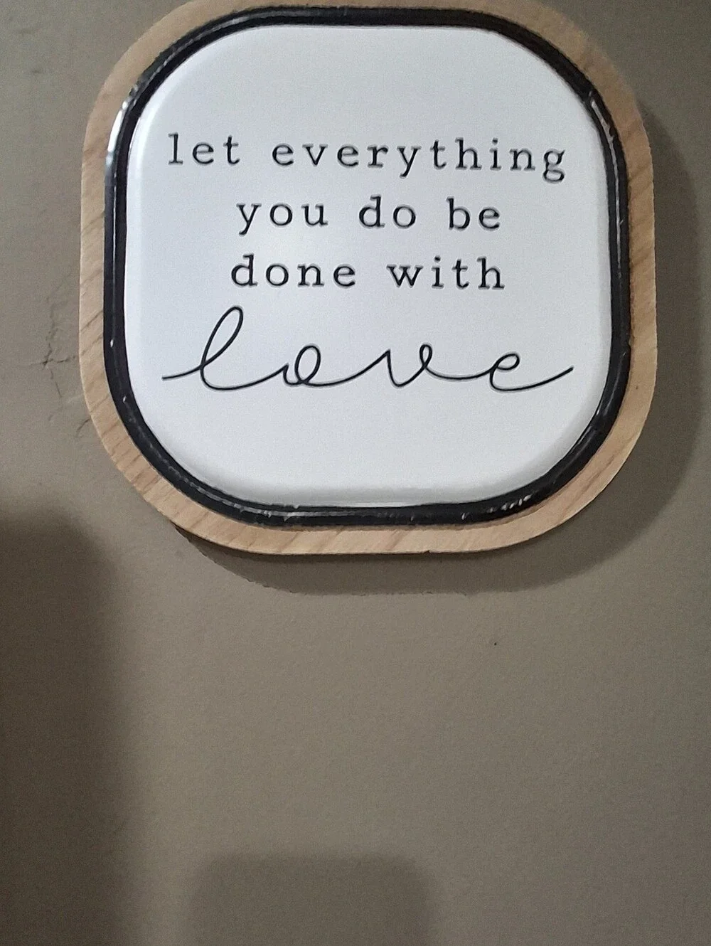 Home Sweet Home Wall Decor Sign - White and Gray